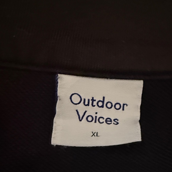 Outdoor Voices Black Half-Zip - Picture 3 of 4